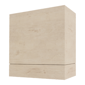 Box straight range hood