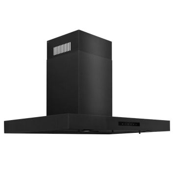 ZLINE Convertible Vent Wall Mount Range Hood in Black Stainless Steel - BSKEN