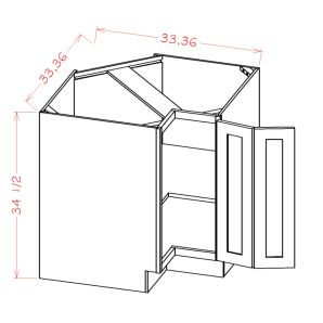 Canyon Royal BER33 - Base Easy Reach - RTA Kitchen Cabinets - SN-BER33