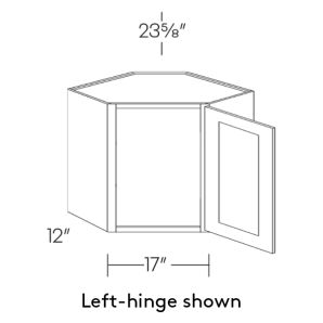 Northfield Stone CW2415R - Diagonal Corner Wall - RTA Kitchen Cabinets - EB23-CW2415R