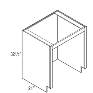 Duluth Chalk VBSR3632.521 - Vanity Sink Removable 36 - Custom Kitchen Cabinets - 323-VBSR3632.521