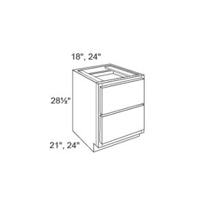 EB23-VDDC18-21 Northfield Stone DDC18-21 desk height drawer base - RTA Kitchen Cabinets