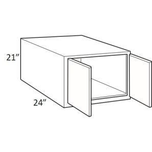 Lawrence Chalk W362124 - Easy Reach Wall Double Door - Custom Kitchen Cabinets - 325-W362124