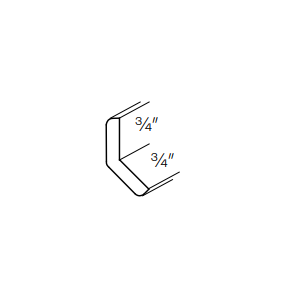 Northfield Stone OCM135 - Corner Molding - RTA Kitchen Cabinets - EB23-OCM135