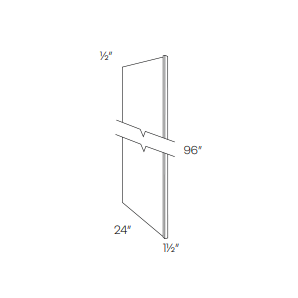 Northfield Stone UREP24-9 - Refrigerator End Panel - RTA Kitchen Cabinets - EB23-UREP24-9
