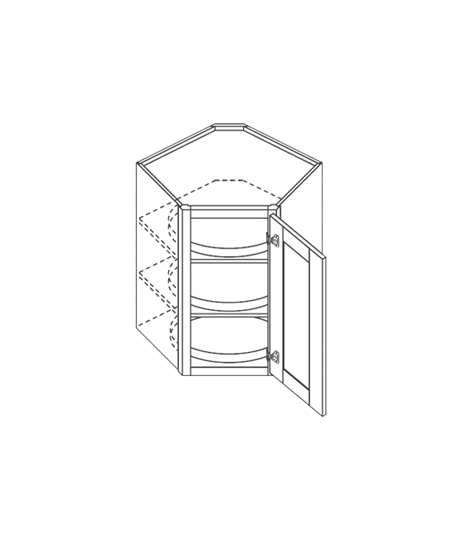 White shaker kitchen wall cabinet with spinning lazy susan White shaker kitchen wall cabinet with spinning lazy susan