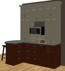 computer generated image of baking station computer generated image of baking station