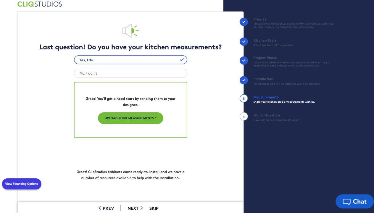 Kitchen cabinet design form submission Kitchen cabinet design form submission