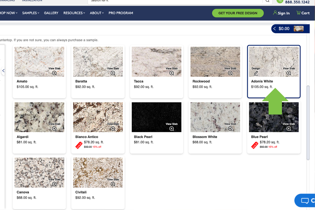CliqStudios countertop easy estimator photo CliqStudios countertop easy estimator photo