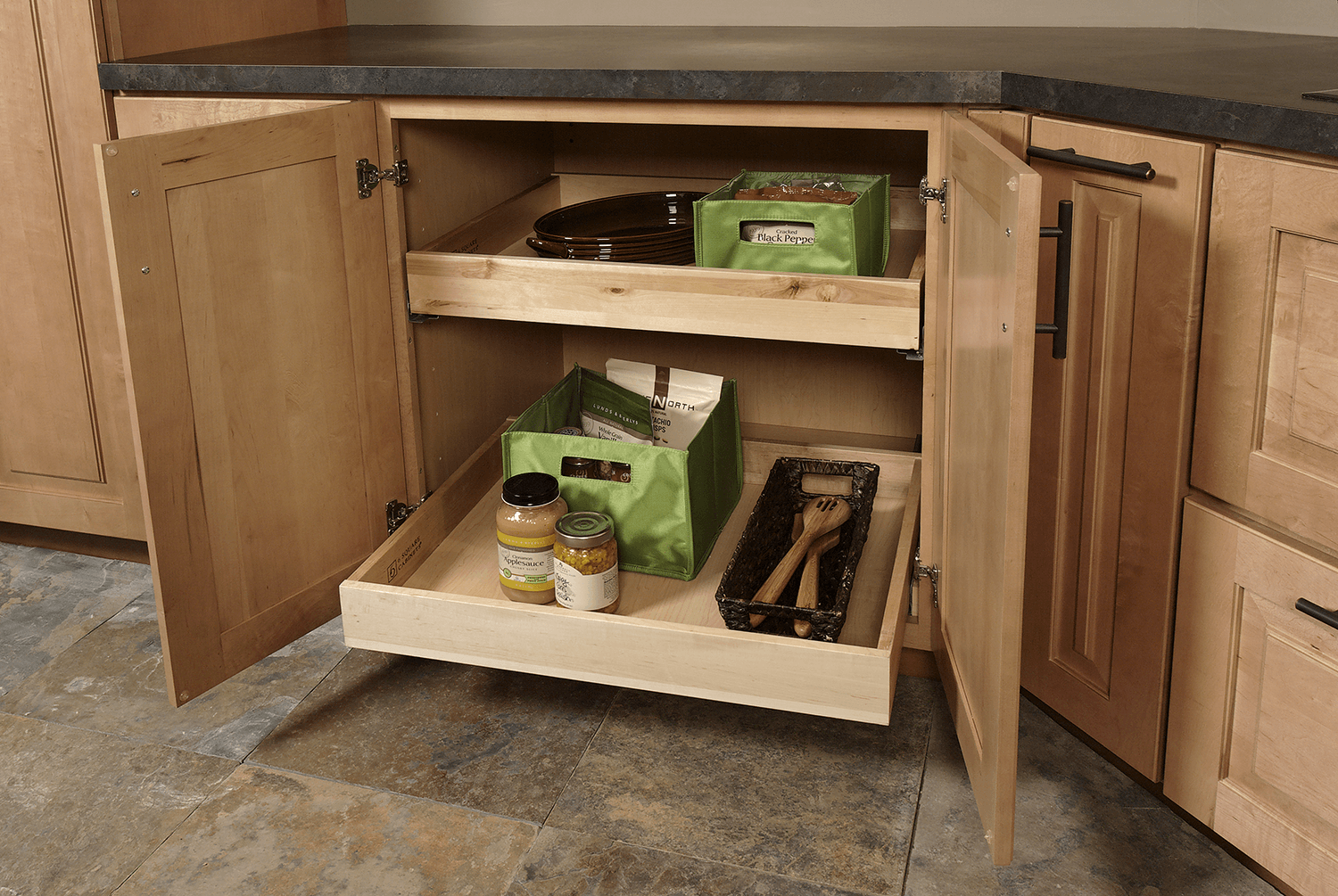 No kitchen is complete without adjustable shelves to store all your kitchen necessities. No kitchen is complete without adjustable shelves to store all your kitchen necessities.