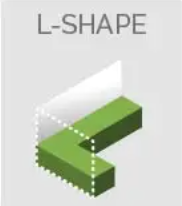 L-shape kitchen layout L-shape kitchen layout