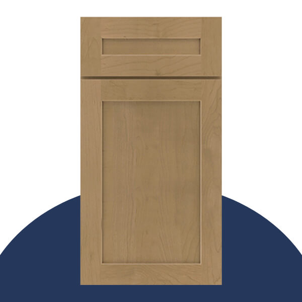 Light wood shaker door style Light wood shaker door style with gray undertone