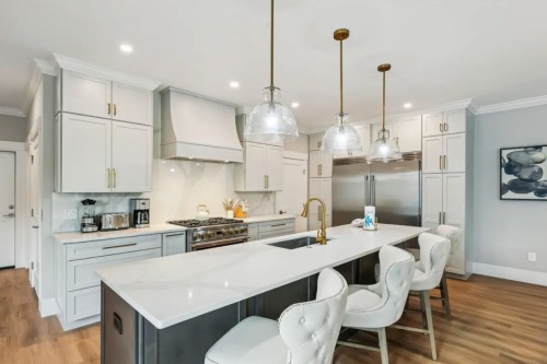 Newport Mist and Timber kitchen cabinets Newport Mist and Timber kitchen cabinets