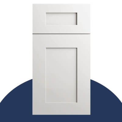 Northfield Cotton White shaker door style