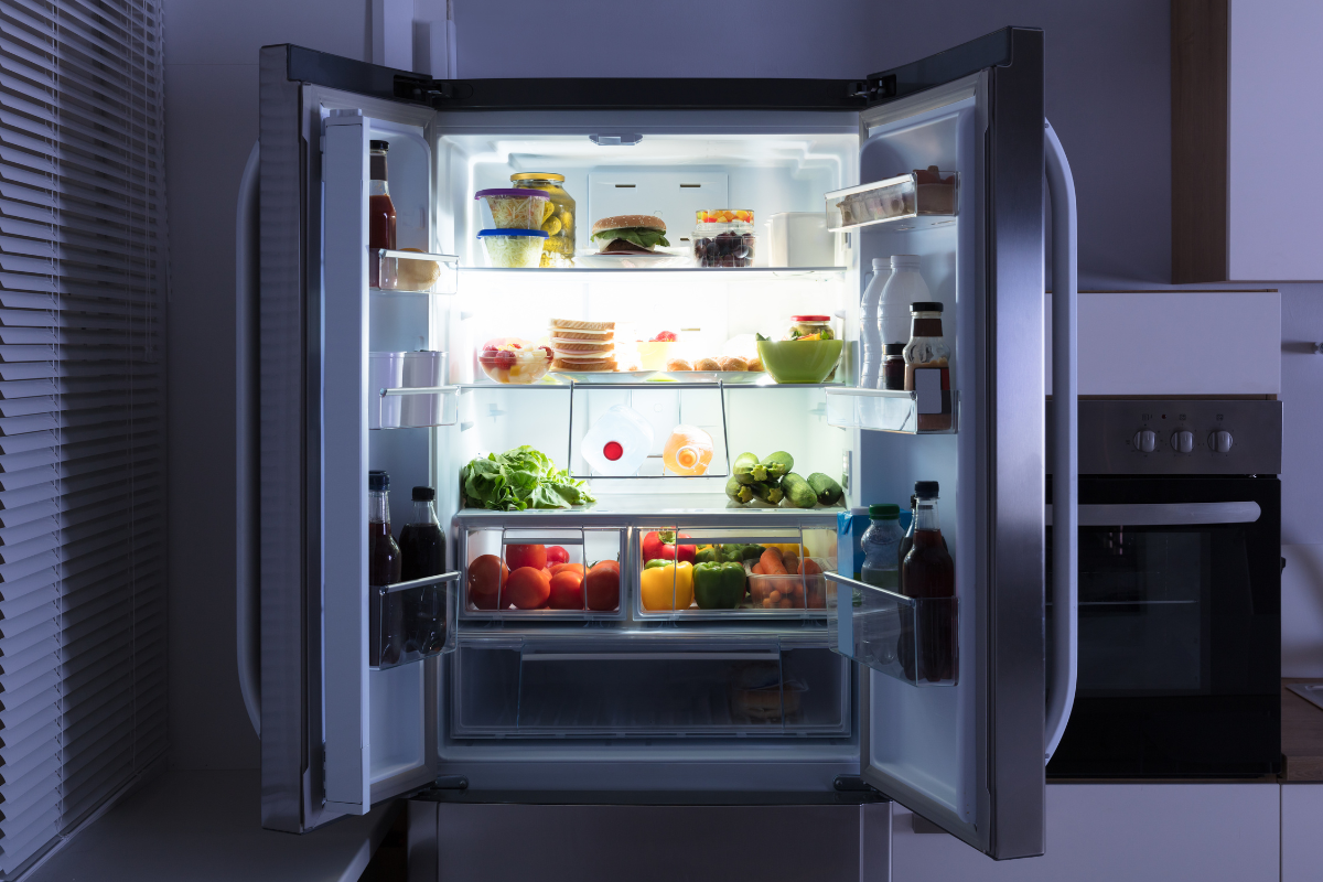 Smart stainless steel french door refrigerator Smart stainless steel french door refrigerator