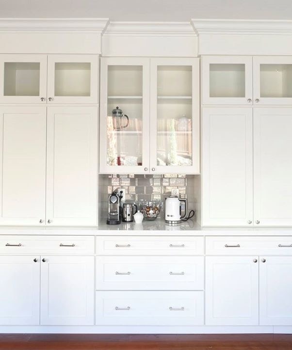 White shaker kitchen cabinet buffet or armoire White shaker kitchen cabinet buffet or armoire