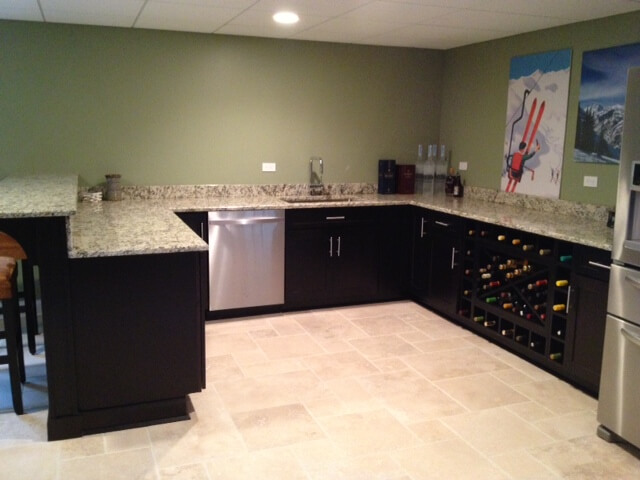 Can Bar Cabinets Enhance the Look of Your House? The image is of bar cabinets in a house. Bar cabinets certainly can add to the overall look and feel of your home.