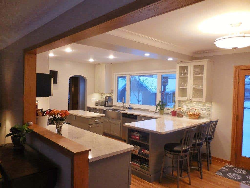 St. Louis Park, MN Kitchen Gets Remodeled with Grey Cabinets St. Louis Park, MN Kitchen Gets Remodeled with Grey Cabinets