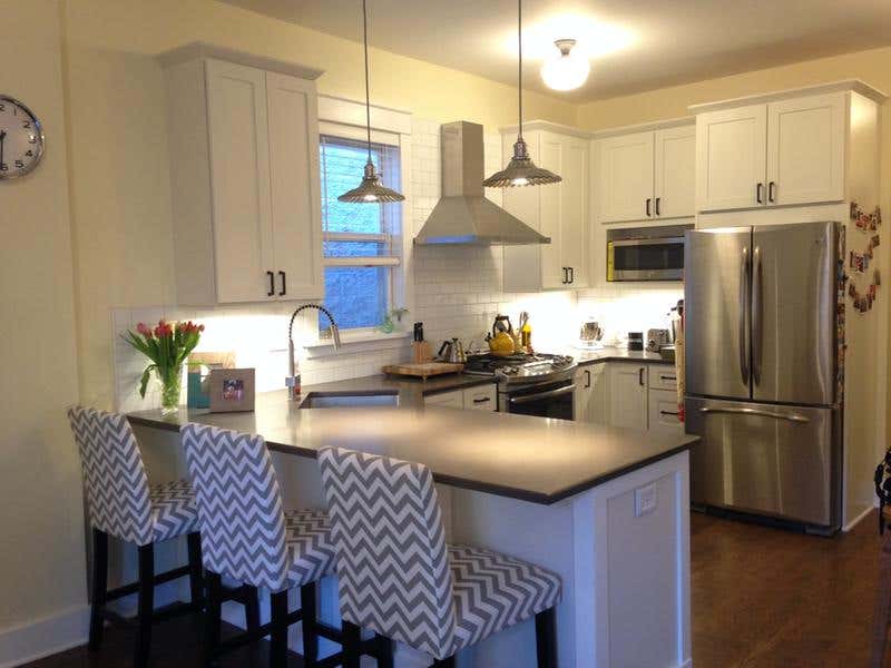 White Shaker Cabinets in Chicago Kitchen Remodel White Shaker Cabinets in Chicago Kitchen Remodel