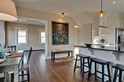White Shaker Cabinets in an Open Transitional Kitchen Design White Shaker Cabinets in an Open Transitional Kitchen Design