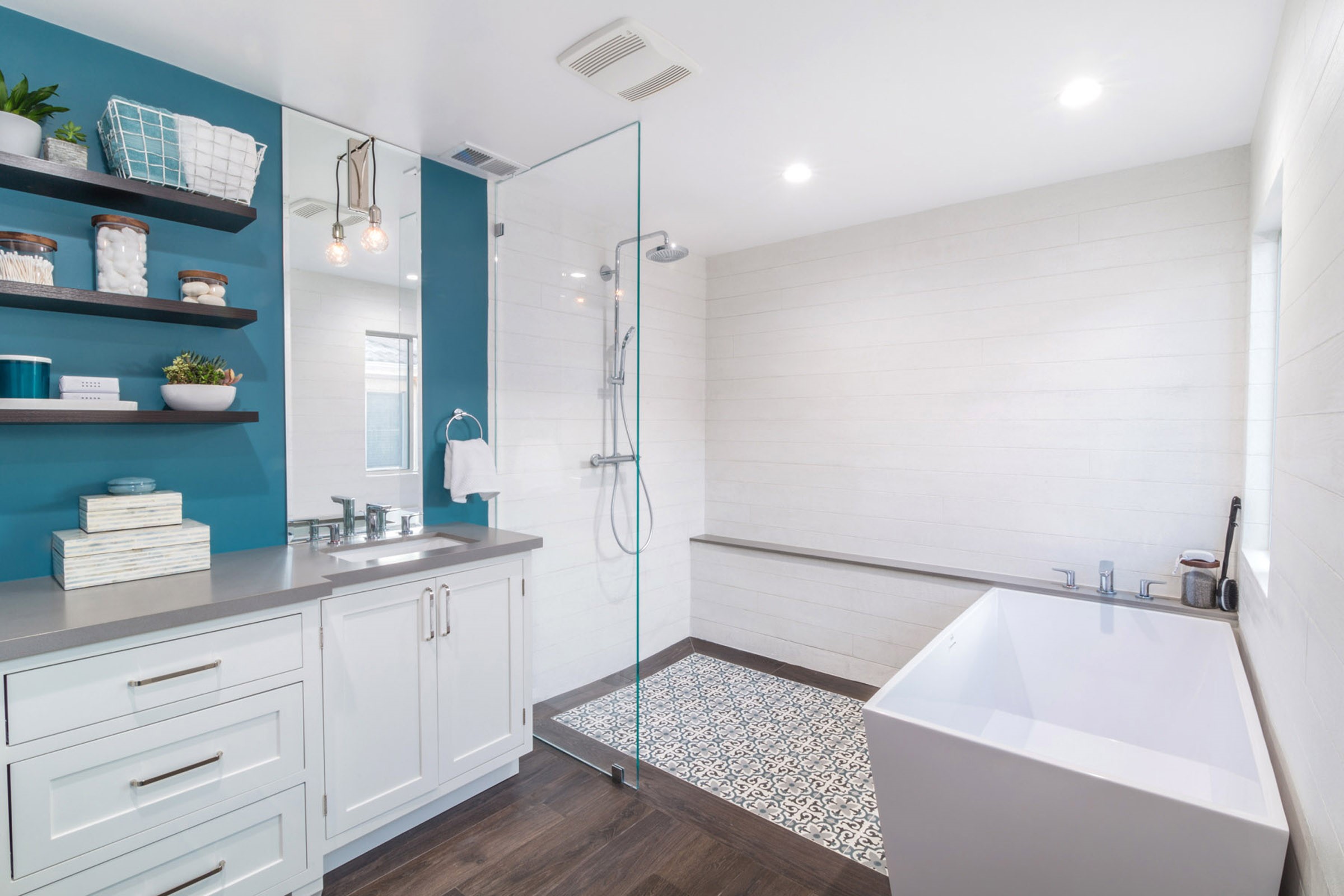 Serene, Coastal-Inspired Bathroom Vanity Serene, Coastal-Inspired Bathroom Vanity