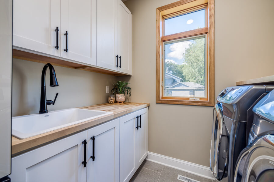 White shaker laundry room cabinets White shaker laundry room cabinets