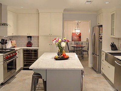 Remodeled Atlanta kitchen features CliqStudios Shaker Painted White cabinets Remodeled Atlanta kitchen features CliqStudios Shaker Painted White cabinets