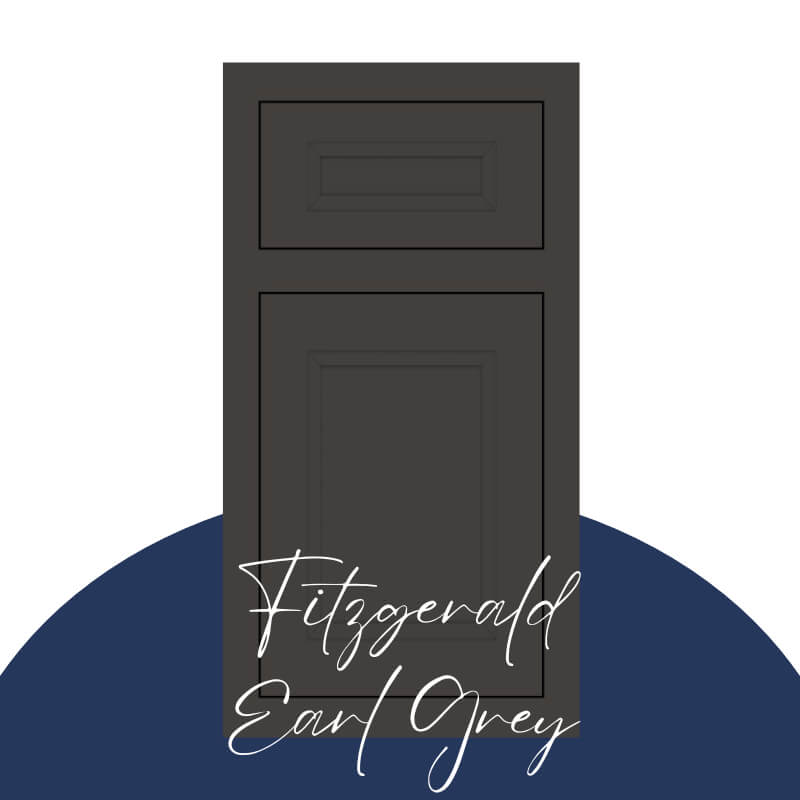 Fitzgerald Earl Grey door style Fitzgerald Inset