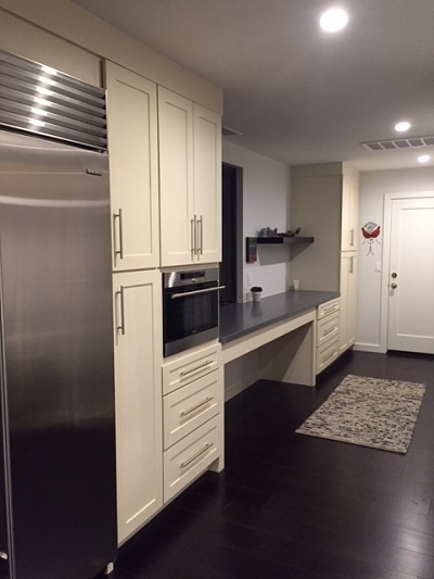 butler pantry cabinets and entry in southern california contemporary craftsman home
